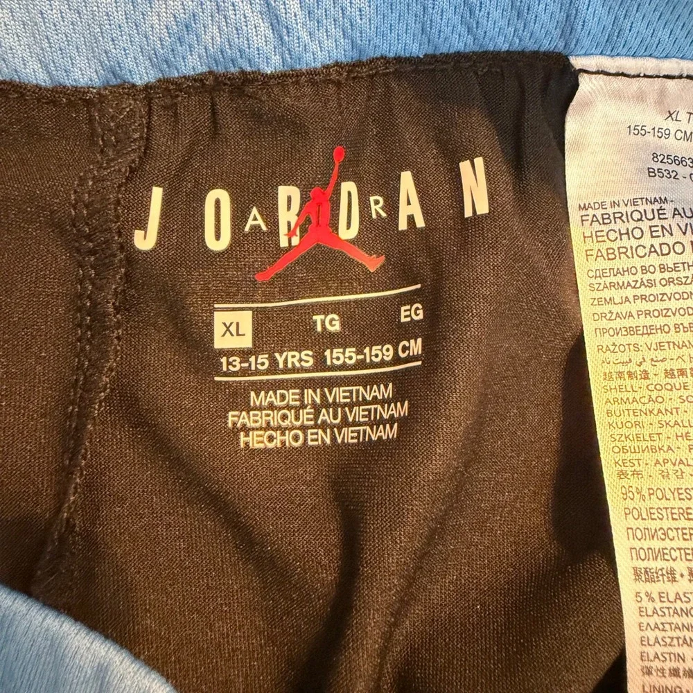 Jordan Girls XL Pixel Mesh Skort Black University Blue 45B532-023 NWT‎